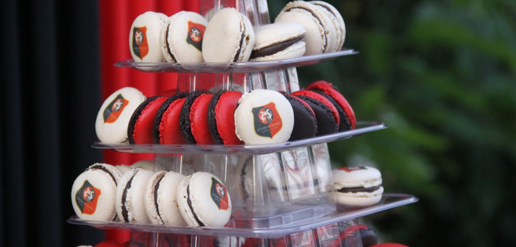 Macarons aux couleurs du Stade Rennais